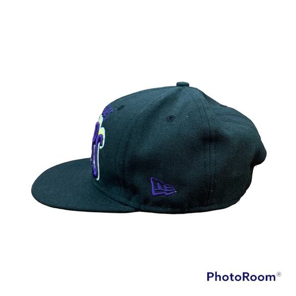 New Era 9Fifty Hardwood Classics Los Angeles Lakers Strapback Flat bill Hat - Picture 4 of 11
